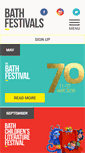 Mobile Screenshot of bathfestivals.org.uk